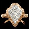 Image 1 : 14K Gold 1.64ctw Diamond Ring