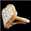 Image 2 : 14K Gold 1.64ctw Diamond Ring