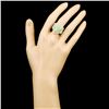 Image 4 : 18K Gold 9.32ct Opal & 1.25ctw Diamond Ring