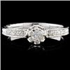 Image 1 : 14K Gold 0.35ctw Diamond Ring