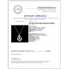 Image 4 : 18k White Gold 0.85ctw Diamond Pendant