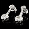 Image 2 : 18K Gold 2.29ctw Diamond Earrings