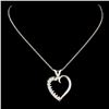 Image 1 : 14K Gold 0.22ctw Diamond Pendant