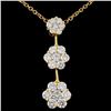 Image 1 : 18K Yellow Gold 2.02ctw Diamond Necklace