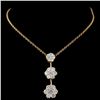 Image 2 : 18K Yellow Gold 2.02ctw Diamond Necklace