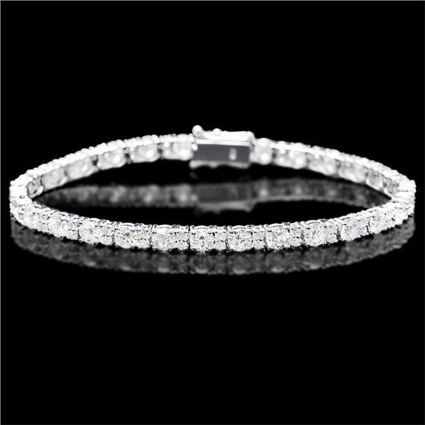 ^18k White Gold 9.00ct Diamond Bracelet