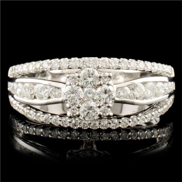 14K Gold 0.91ctw Diamond Ring