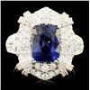 18K Gold 3.03ct Spinel & 1.46ctw Diamond Ring
