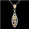 Image 1 : 18K Gold 1.81ctw Diamond Pendant