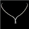 Image 2 : 14K Gold 0.46ctw Diamond Necklace