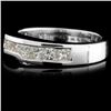 Image 2 : 18K White Gold 0.71ctw Diamond Ring