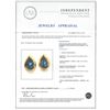 Image 2 : 18K Gold 7.60ct Topaz Earrings