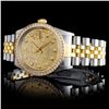 Image 2 : Rolex YG/SS DateJust Diamond 36MM Watch