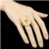 Image 3 : 18K Gold 7.66ct Sapphire & 2.99ctw Diamond Ring