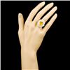 Image 4 : 18K Gold 7.66ct Sapphire & 2.99ctw Diamond Ring