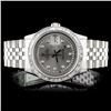 Image 1 : Rolex SS DateJust 3.50ct Diamond 36MM Wristwatch