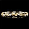 Image 2 : 14K Gold 1.00ctw Diamond Bracelet