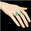 Image 3 : 18K Gold 3.71ct Emerald & 1.47ctw Diamond Ring