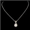 Image 2 : 14K Gold 0.51ctw Diamond Pendant