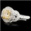 Image 2 : 18K Gold 1.79ctw Fancy Diamond Ring