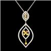 18K Gold 1.27ctw Diamond Pendant