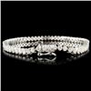 Image 2 : 14K Gold 3.78ctw Diamond Bracelet