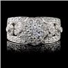 Image 1 : 18K White Gold 1.26ctw Diamond Ring