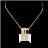 Image 2 : 18K Gold 3.08ctw Diamond Pendant