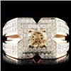 Image 1 : 18K Gold 1.62ctw Diamond Ring