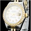 Image 2 : Rolex YG/SS DateJust Ladies Diamond Watch