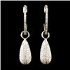 Image 1 : 14K Gold 0.86ctw Diamond Earrings