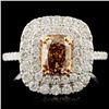 Image 1 : 18K Gold 2.00ctw Fancy Diamond Ring