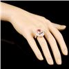 Image 3 : 14K Gold 7.66ct Morganite & 1.11ctw Diamond Ring