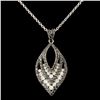 Image 1 : 14 Gold 1.22ctw Diamond Pendant