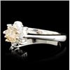 Image 2 : 14K Gold 0.71ctw Diamond Ring