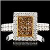 Image 1 : 14K Gold 0.95ctw Diamond Ring