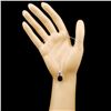 Image 3 : 14K Gold 5.10ctw Garnet & 0.11ctw Diamond Pendant