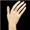 Image 4 : 14K Gold 7.47ct Aquamarine & 0.46ctw Diamond Ring