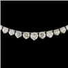 Image 2 : 14K Gold 8.60ctw Diamond Necklace