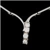 Image 1 : 14K Gold 1.00ctw Diamond Necklace