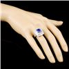 Image 3 : 18K Gold 3.44ct Tanzanite & 1.58ctw Diamond Ring