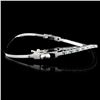 Image 2 : 14K White Gold 3.30ctw Fancy Color Diamond Bangle