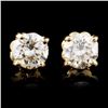 Image 1 : 14K Gold 0.48ctw Diamond Earrings