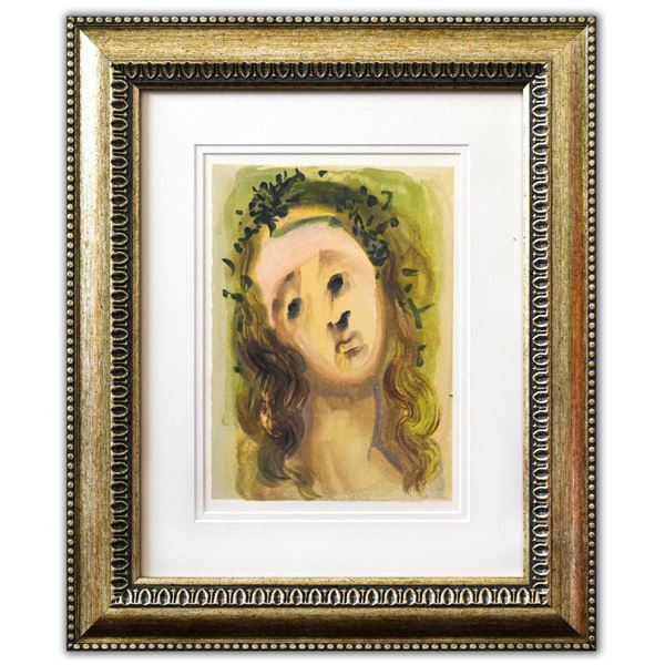 Salvador Dali- Original Color Woodcut on B.F.K. Rives Paper "Purgatory 10"