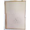 Image 2 : Menashe Kadishman- Original Acrylic on Canvas "Untitled"