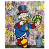 Image 1 : Jozza, "Cash Only" Hand Signed Original Mixed Media on Canvas with COA.