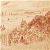 Image 2 : Wayne Ensrud "Volnay, Burgundy" Pastel Original Artwork; Hand Signed; COA