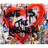 Image 2 : Mr. Brainwash- Original Mixed Media on Paper "Speak From The Heart"