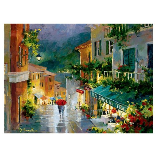 Marilyn Simandle, "Together" Limited Edition on Canvas, Numbered 103/195 and Hand Signed with Letter