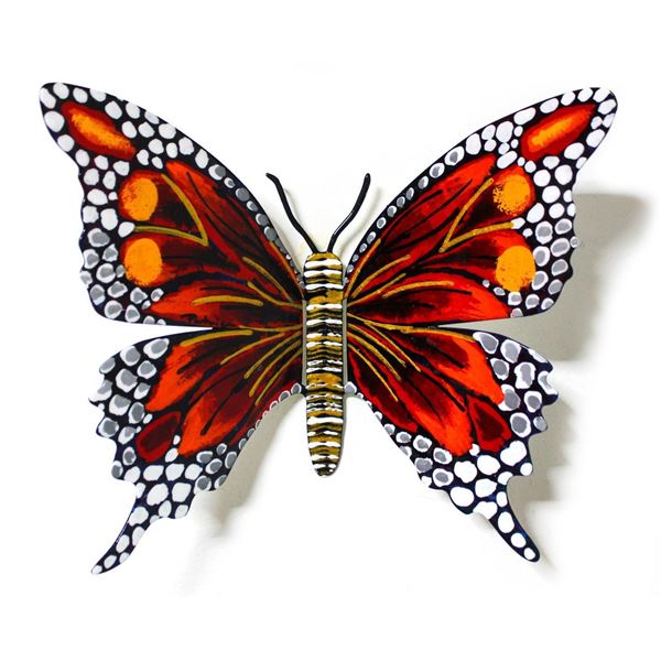 Patricia Govezensky- Original Painting on Cutout Steel "Butterfly CXLI"